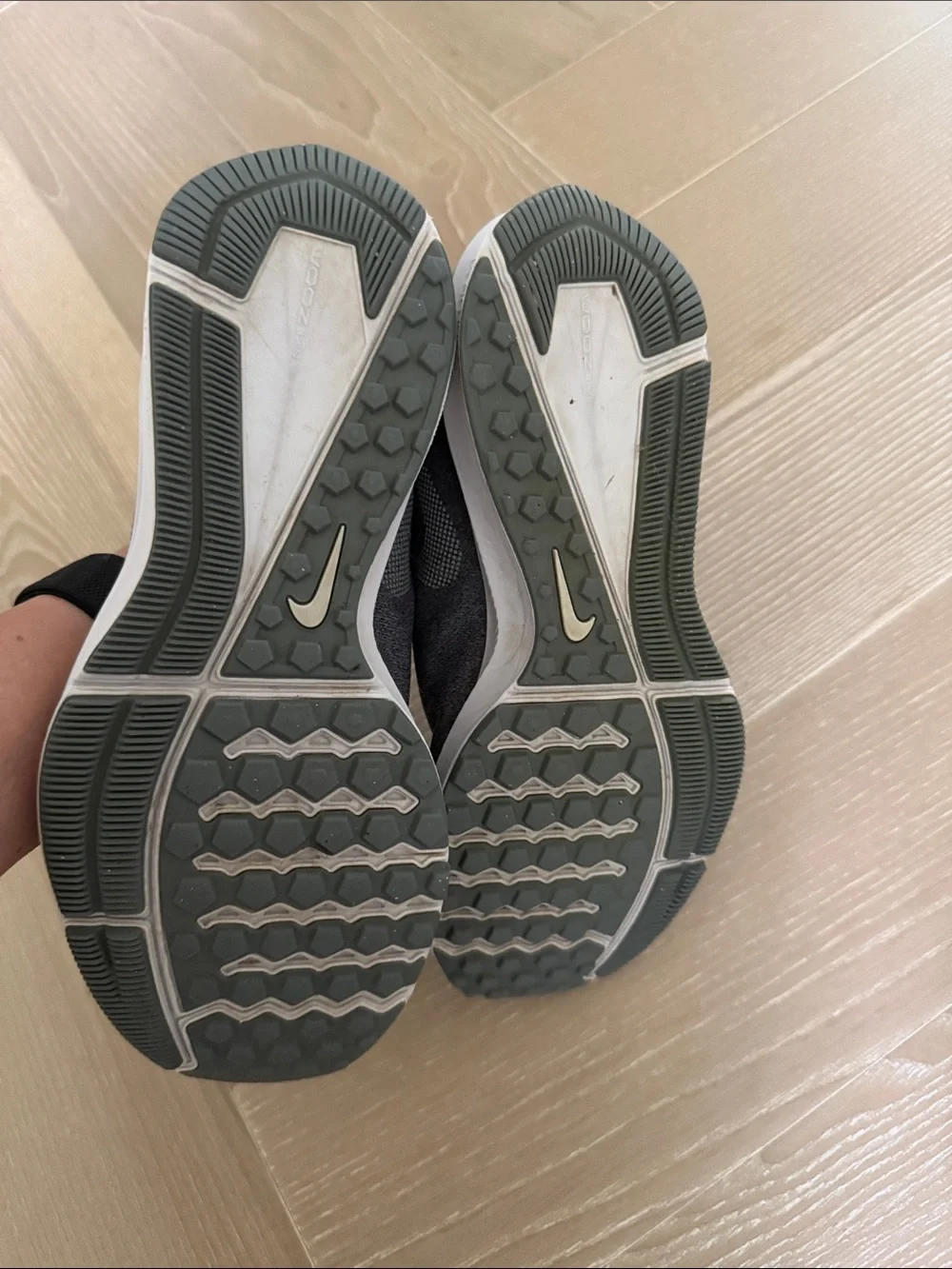 Nike Black and Gray Water Repellant Running Shoes